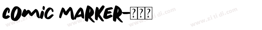 Comic Marker字体转换